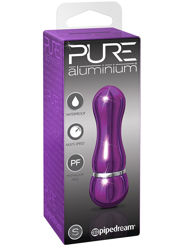 Pipedream Вибромассажер Pure Aluminium Small Purple – фиолетовый