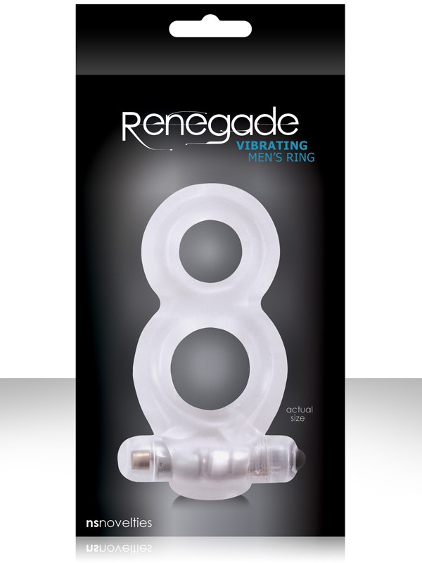 Эрекционное вибро-кольцо Renegade - Clear
