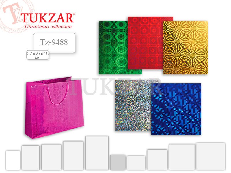 Подарочный пакет Tukzar из новогодней коллекции