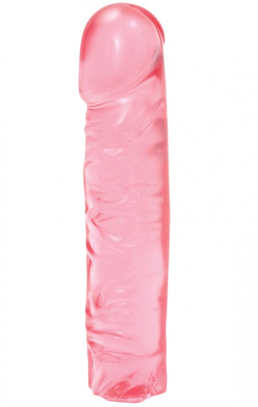 Doc Johnson Фаллоимитатор Сristal Jellies - 8 - Pink