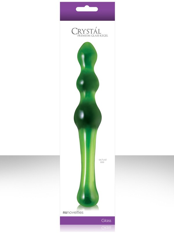 Катализатор для вагинальных мускул Crystal Glass Kegel - Green