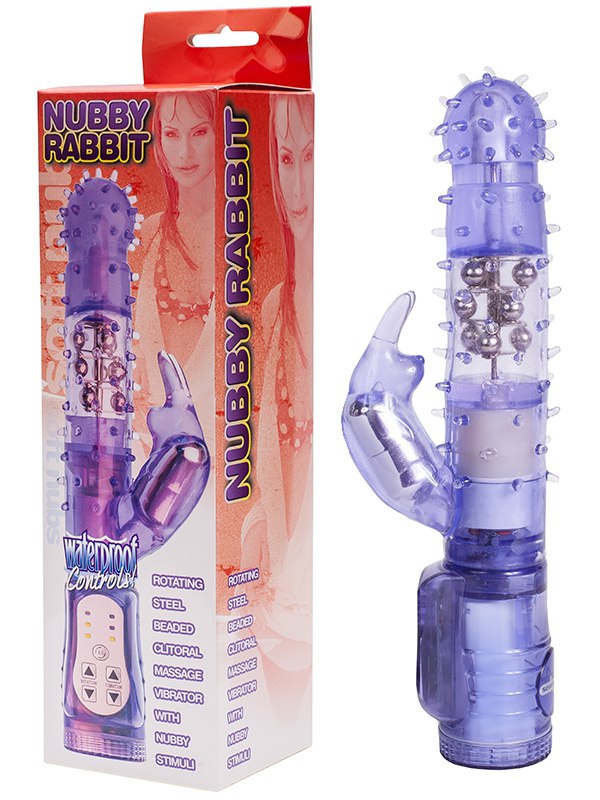 Хай-тек Nubby Rabbit Vibe с ротацией – фиолетовый