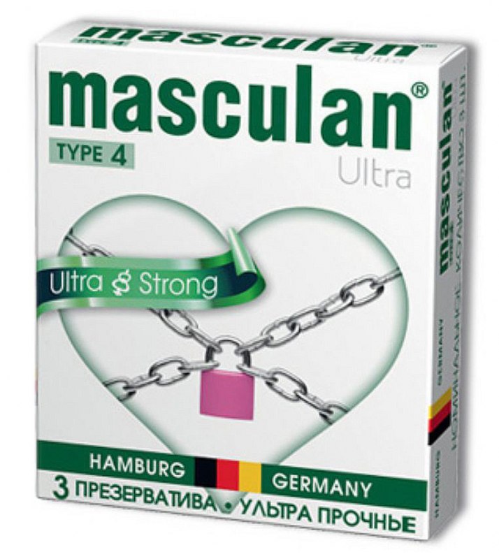Ультра крепкие презервативы Masculan Ultra 5 - 3 шт.