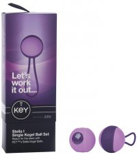 Набор из 2-х вагинальных шариков разного веса Stella I - Lavender