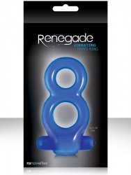 Эрекционное вибро-кольцо Renegade - Blue