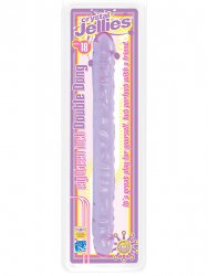 Двухсторонний фаллоимитатор Crystal Jellies 18 – фиолетовый