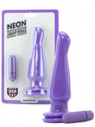 Анальный вибро-плаг Neon Vibrating Butt Plug – фиолетовый