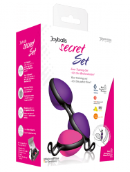 Набор вагинальных шариков Joyballs Secret Set – фиолетовый/розовый