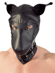 Шлем-маска собака Fetish Сollection Dog - черный