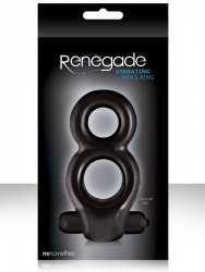 Эрекционное вибро-кольцо Renegade - Black