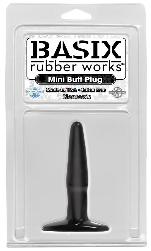 Анальная пробка Mini Butt Plug – черный