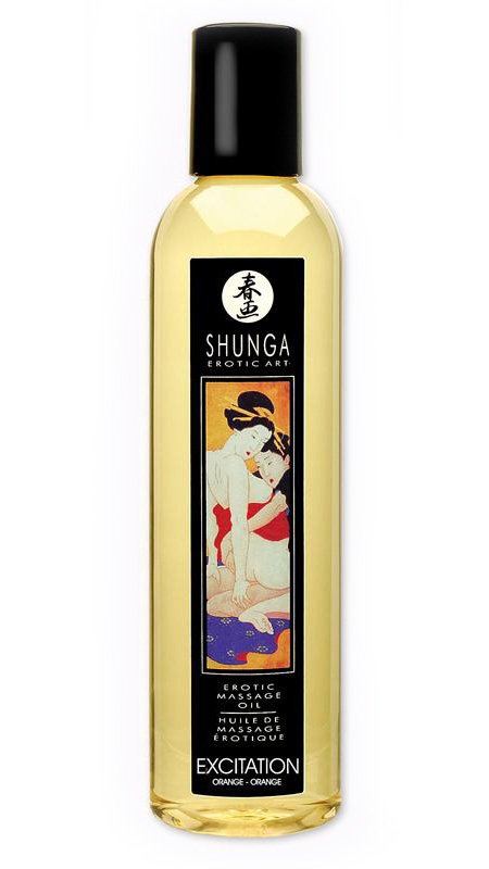 Shunga Erotic Art Эротическое массажное масло Excitation (Orange) - 250 мл