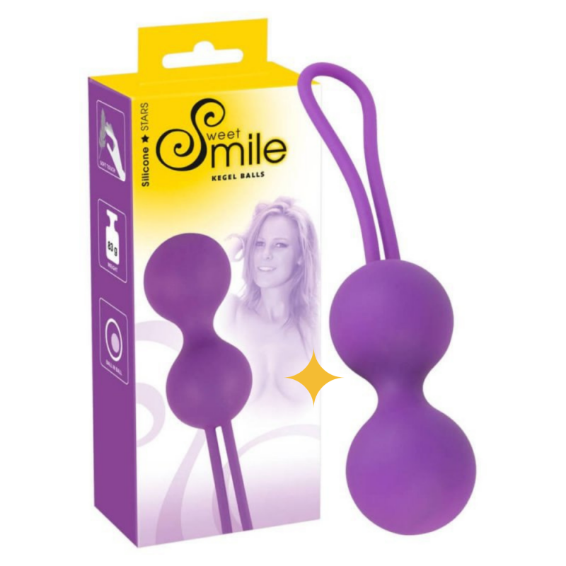 Вагинальные шарики Smile Kegel Balls - фиолетовый