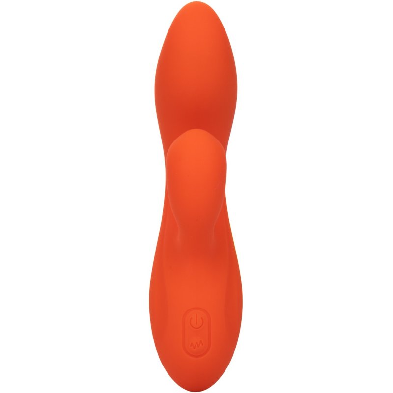 Вибратор Stella Liquid Silicone Dual Teaser California Exotic Novelties SE-4368-30-3, цвет оранжевый - фото 7