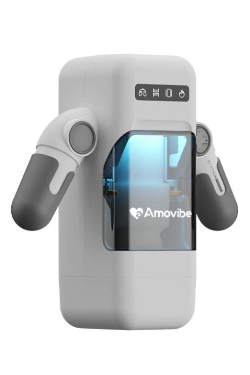 Инновационный робот-мастурбатор Game Cup, белый, Amovibe