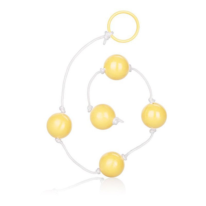 Анальные шарики Climax Beads – желтый