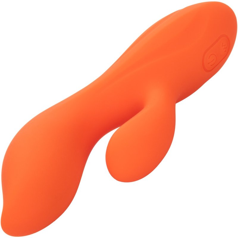 Вибратор Stella Liquid Silicone Dual Teaser California Exotic Novelties SE-4368-30-3, цвет оранжевый - фото 5