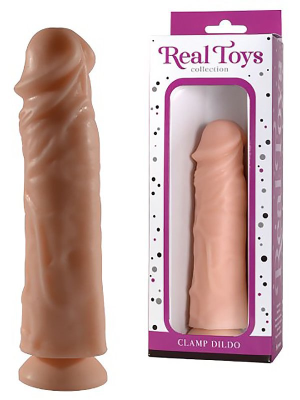 Реалистичный фаллоимитатор Real Toys №6 с присоской – телесный