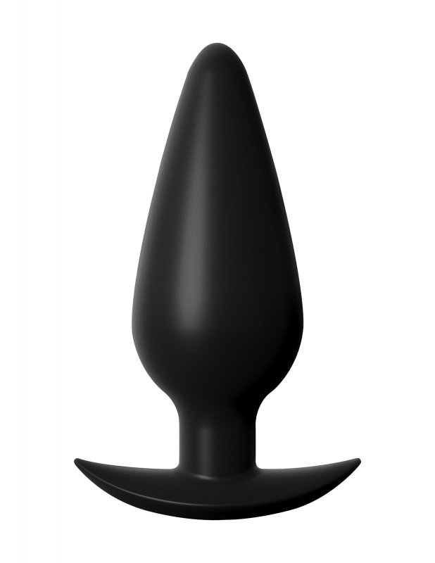 Анальная пробка Pipedream Anal Fantasy Elite Collection Small Weighted Silicone Plug - чёрный