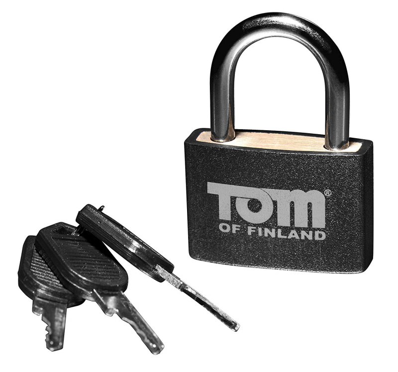 Замок Tom of Finland Metal Lock - серебристый