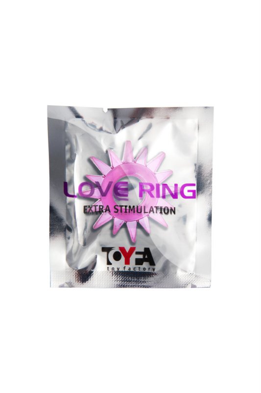 Эластичное эрекционное кольцо TOYFA Love Ring - розовый