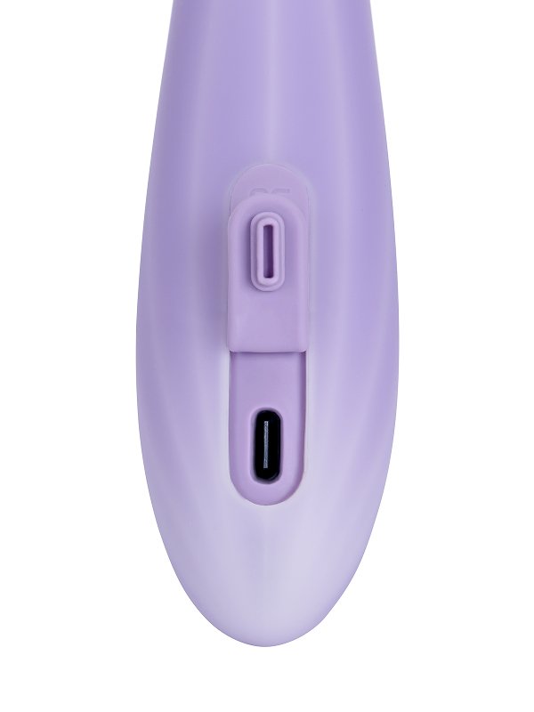 Умный вибромассажёр SVAKOM Margot, 5 режимов, нагрев, два мотора, лавандовый