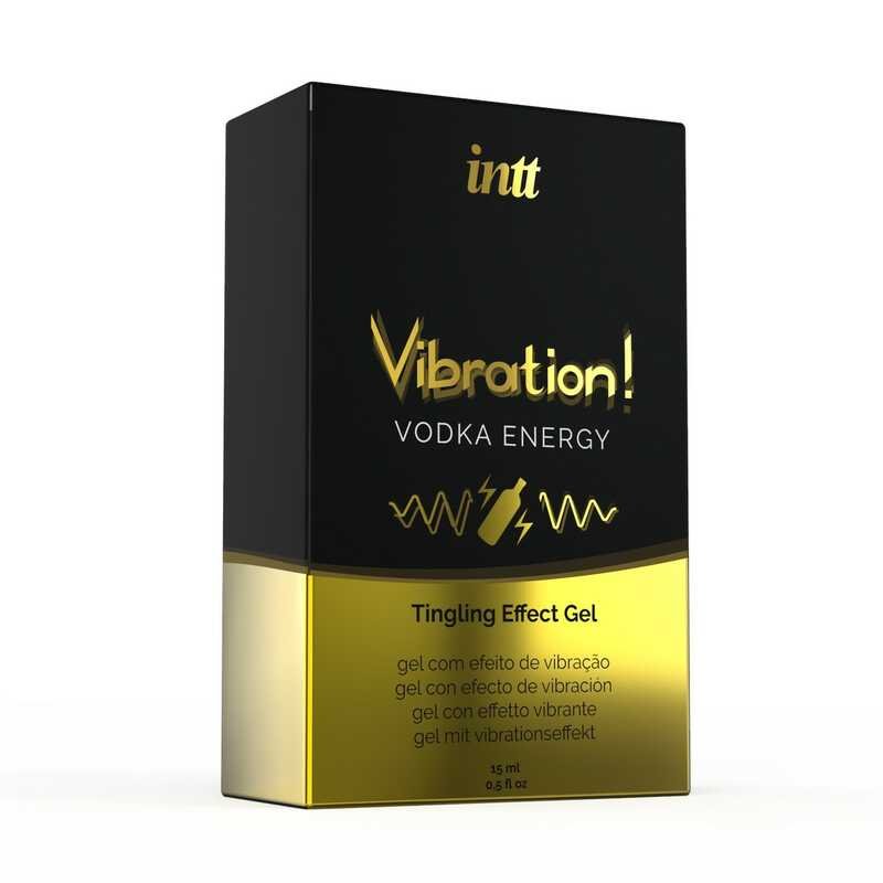 Жидкий интимный гель с эффектом вибрации Intt Vodka - 15 мл.