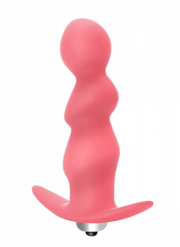 Анальная пробка с вибрацией Spiral Anal Plug Pink (Батарейки ААА) 5008-01Lola