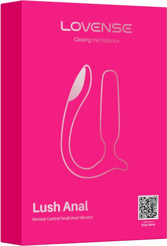 Анальный вибратор с клиторальной стимуляцией Lush Anal Butt Plug