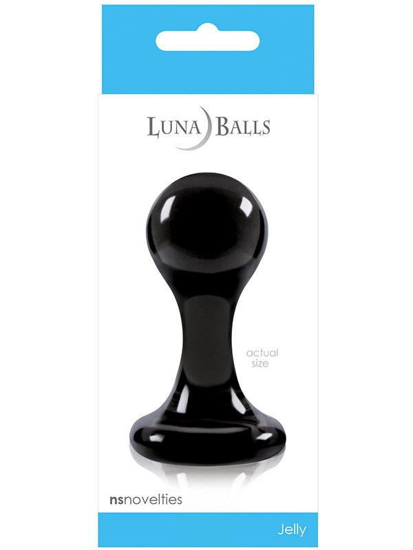 Анальная пробка Luna Balls малая – черная