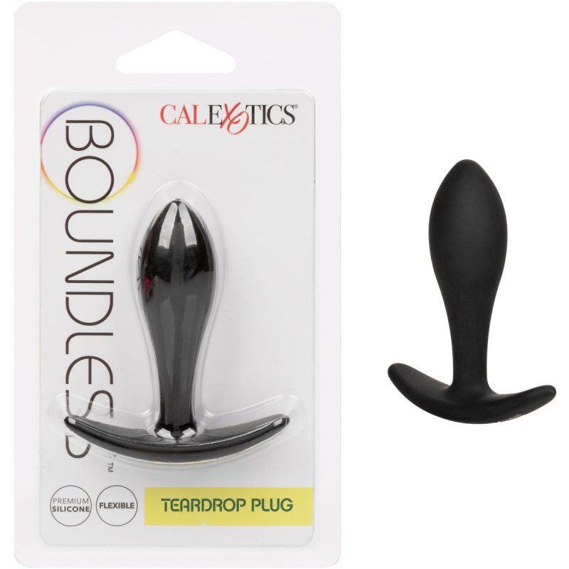 Анальная пробка для ношения «Boundless Teardrop Plug» California Exotic Novelties SE-2700-40-2, цвет черный - фото 9