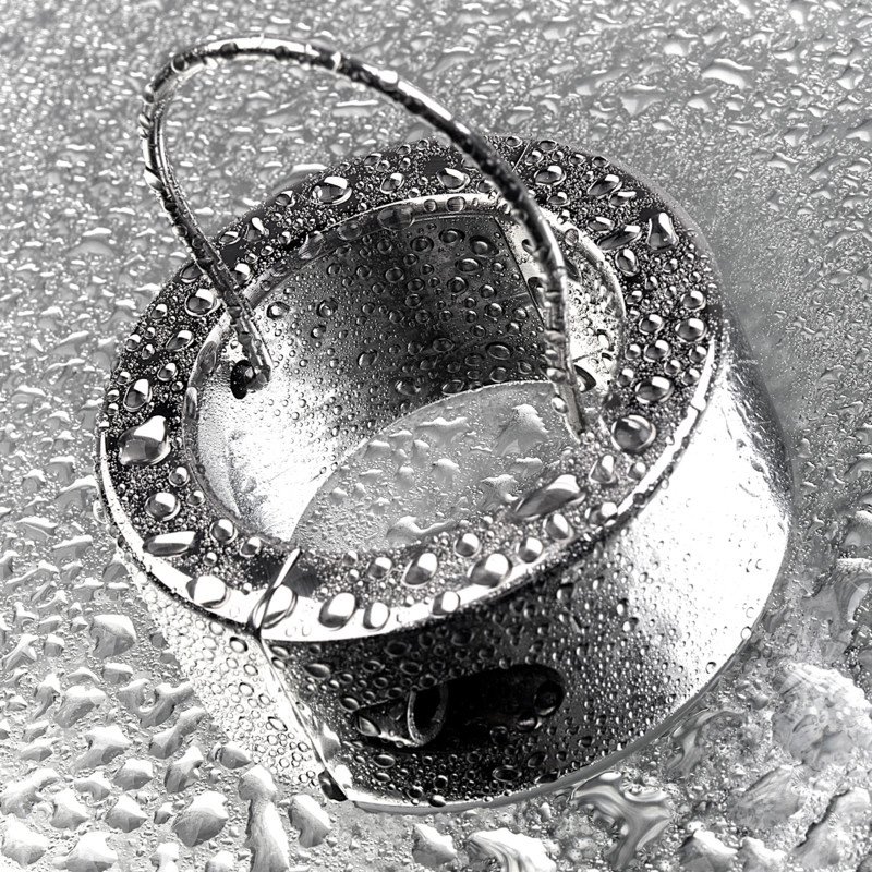 Утяжелитель на мошонку TOYFA Metal с разделителем яичек – серебристый