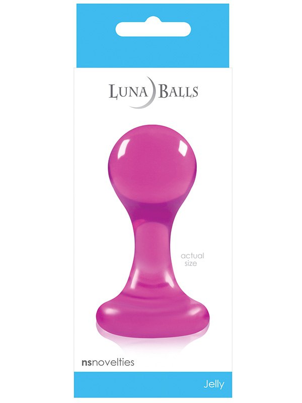 Анальная пробка Luna Balls малая – розовая