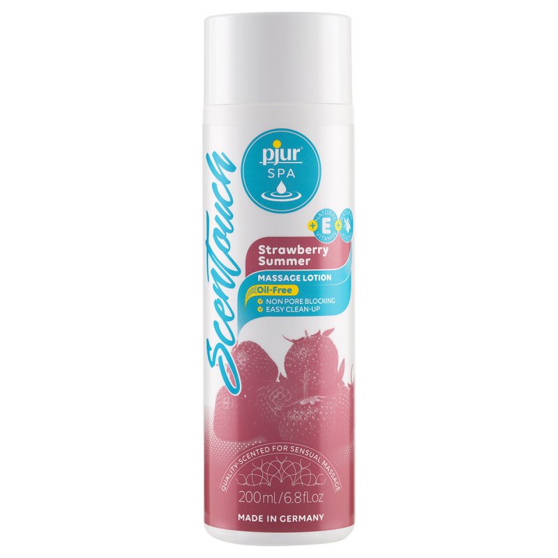 Массажный лосьон с ароматом клубники Pjur® SPA Scentouch Strawberry Summer - 200 мл