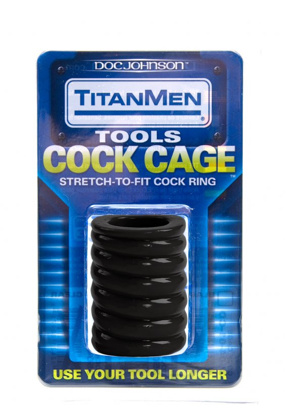 Сжимающая насадка Cock Cage - Black
