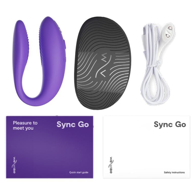 Вибратор для пар We-Vibe Sync Go, фиолетовый