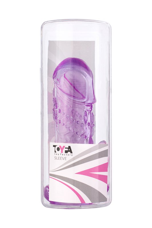 Увеличивающая насадка на пенис TOYFA - фиолетовый