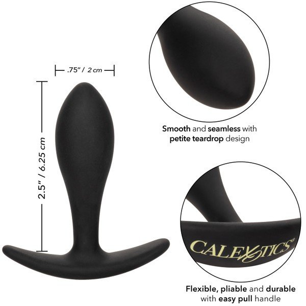 Анальная пробка для ношения «Boundless Teardrop Plug» California Exotic Novelties SE-2700-40-2, цвет черный - фото 5