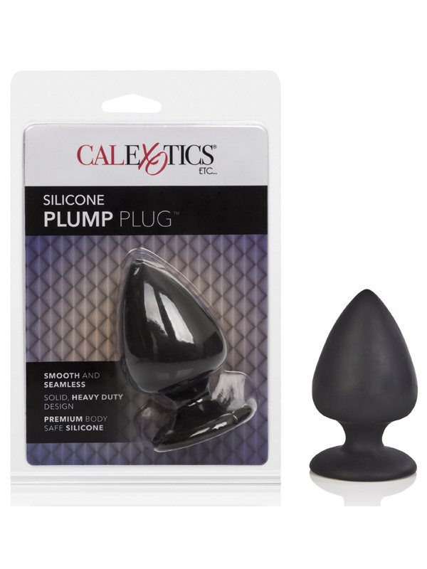 Анальная пробка Silicone Plump Plug – черный