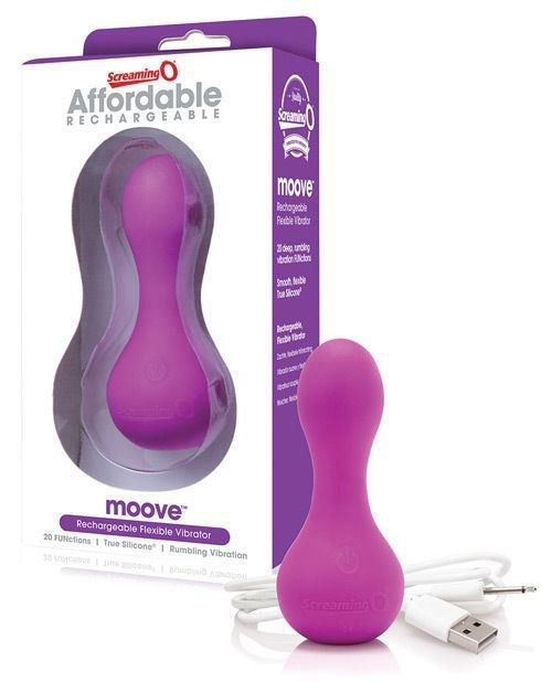 Screaming O Мини вибратор Screaming O Affordable Rechargeable Moove – фиолетовый