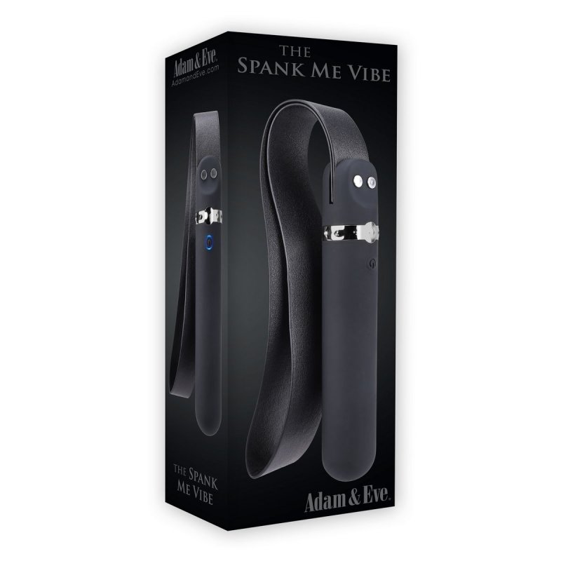 Мультискоростной вибратор с ремешком Spank Me Vibe, черный Evolved AE-BL-0075-2 - фото 10