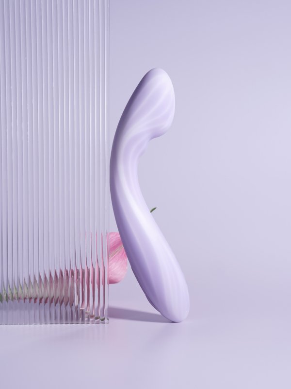 Умный вибромассажёр SVAKOM Margot, 5 режимов, нагрев, два мотора, лавандовый