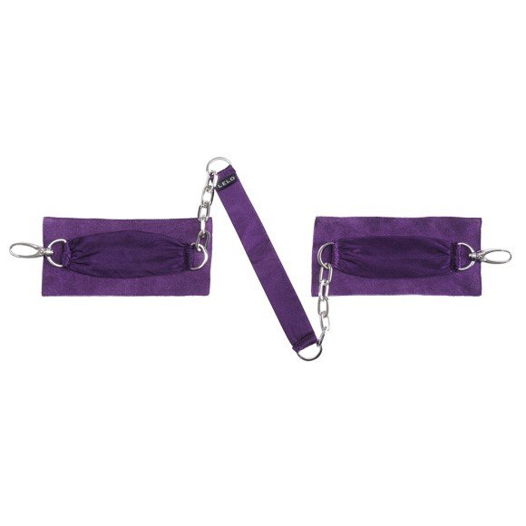 Шелковые наручники-браслеты Lelo Sutra Chainlink Cuffs - фиолетовый