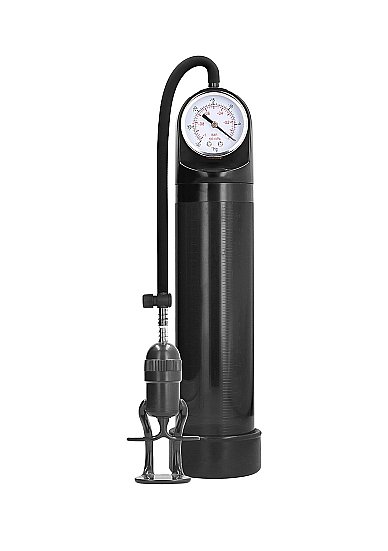 Ручная вакуумная помпа для мужчин с насосом в виде поршня Comfort Beginner Pump черная