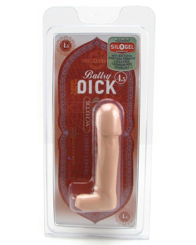 Анальный фаллос Ballsy Dick - 4,5