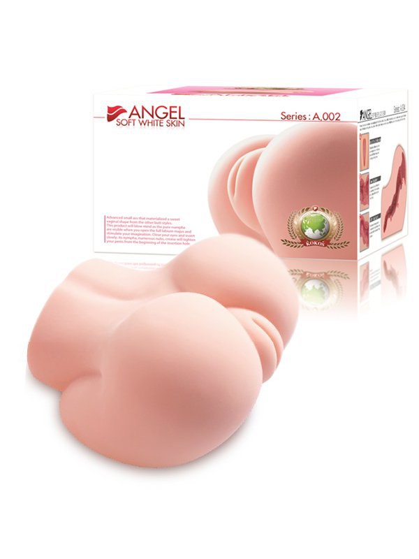 Kokos Мастурбатор мини попка с вагиной Angel 2 – телесный
