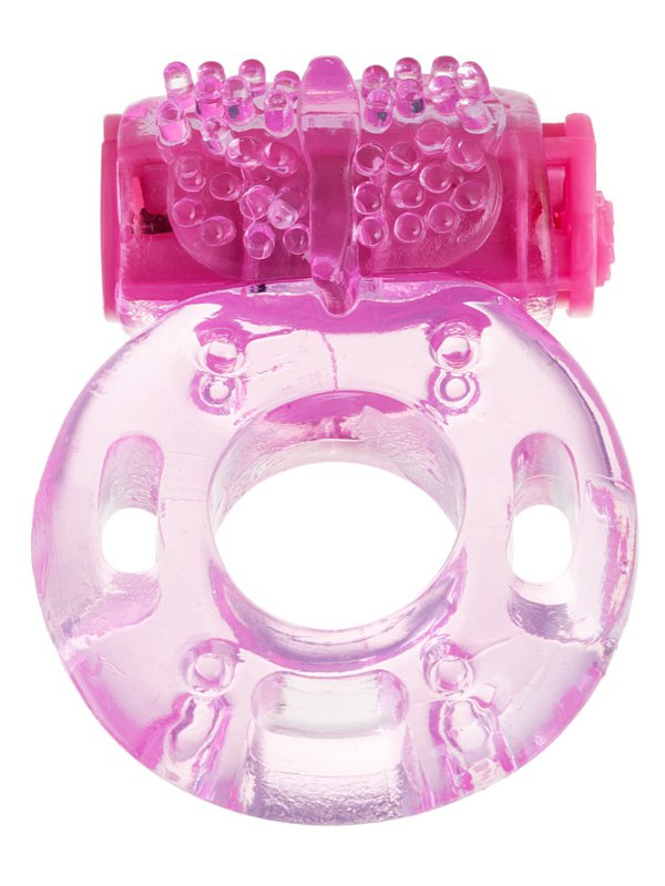 Toyfa Эрекционное кольцо с вибрацией TOYFA – розовый