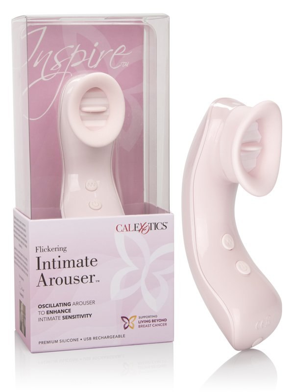 Стимулятор клитора Inspire Flickering Intimate Arouser с вибрацией – розовый