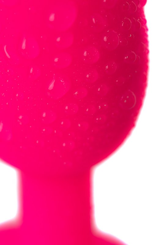 Силиконовая анальная втулка со стальным шариком внутри TOYFA POPO Pleasure – размер M