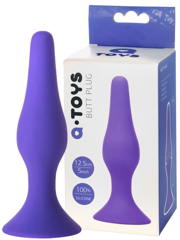 Анальная втулка TOYFA A-Toys 12,5 см – фиолетовый